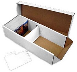 White Corrugated Cardboard Postcard